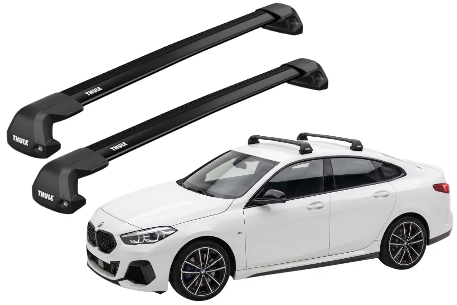 Barras THULE EDGE Flush para autos BMW 2-Series Gran Coupe (F44) desde 2020 negro