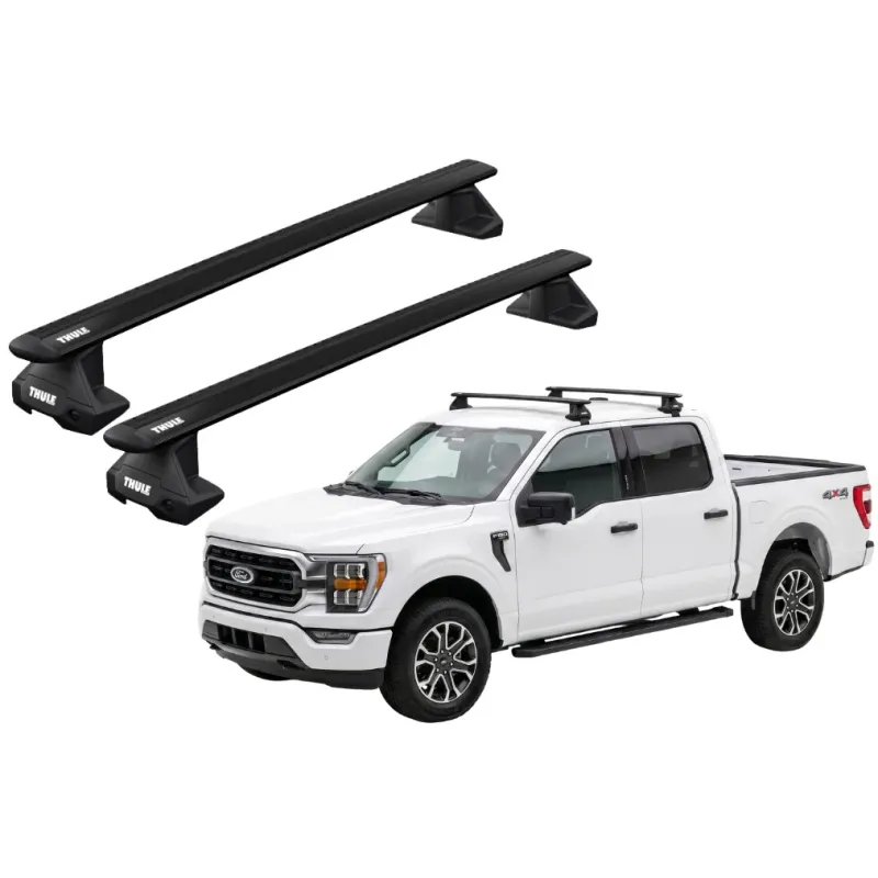 Barras THULE EVO WingBar para camioneta FORD F-150 desde 2015 a 2020 negro