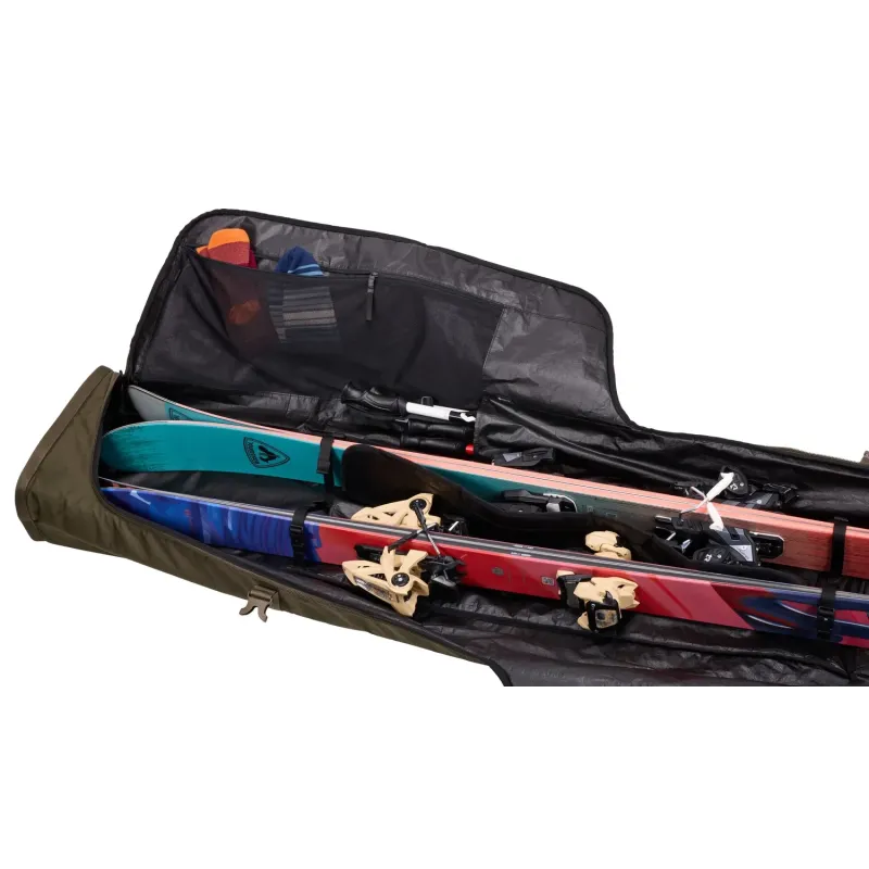 Bolso con ruedas Thule RoundTrip Ski 192cm Deep Khaki