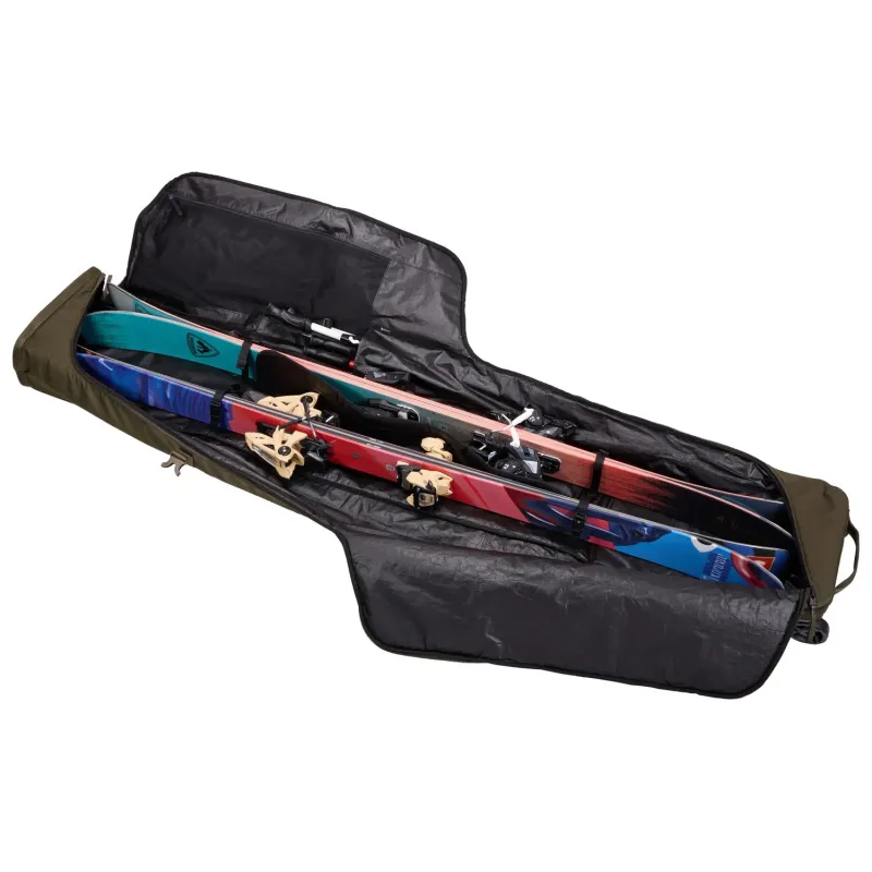 Bolso con ruedas Thule RoundTrip Ski 192cm Deep Khaki