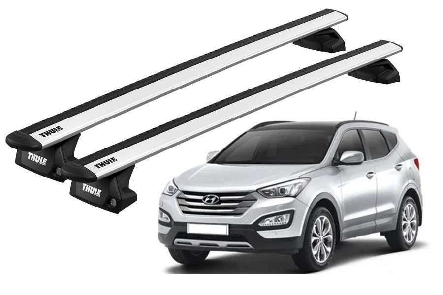 Barras THULE EVO WingBar para autos HYUNDAI Santa Fe 2013 a 2018