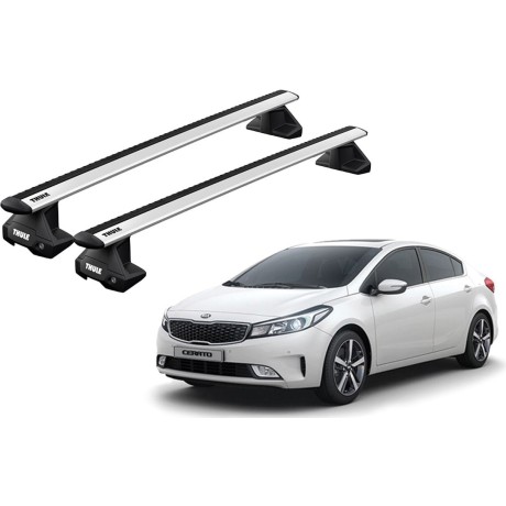 Barras THULE EVO WingBar para autos KIA Cerato 2013 a 2018