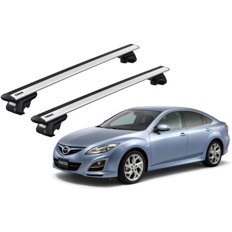 Barras THULE EVO WingBar para autos MAZDA 6 2007 a 2012