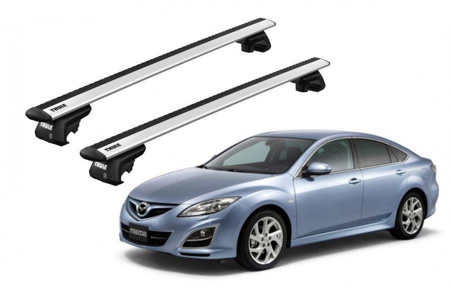 Barras THULE EVO WingBar para autos MAZDA 6 2007 a 2012