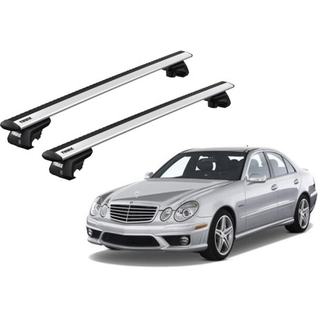 Barras THULE EVO WingBar para autos MERCEDES BENZ E-Class (W211) 2003 a 2008