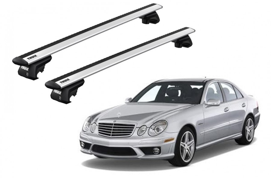 Barras THULE EVO WingBar para autos MERCEDES BENZ E-Class (W211) 2003 a 2008