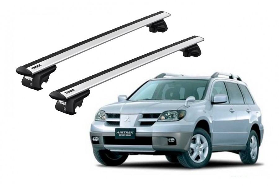 Barras THULE EVO WingBar para autos MITSUBISHI Airtrek 2003 a 2008
