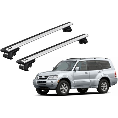 Barras THULE EVO WingBar para autos MITSUBISHI Montero 2005 a 2006