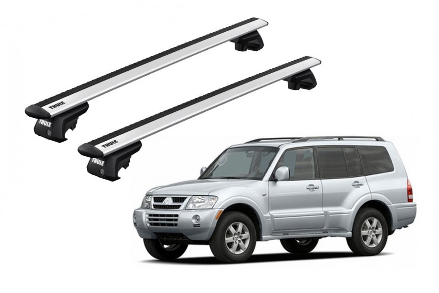 Barras THULE EVO WingBar para autos MITSUBISHI Montero 2005 a 2006