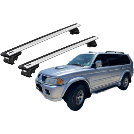 Barras THULE EVO WingBar para autos MITSUBISHI Montero Sport 1998 a 2006