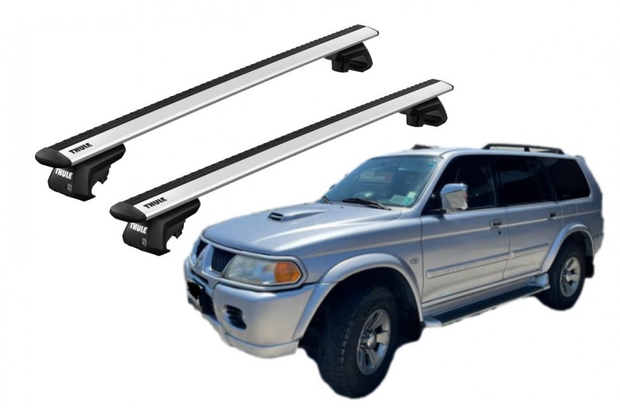 Barras THULE EVO WingBar para autos MITSUBISHI Montero Sport 1998 a 2006