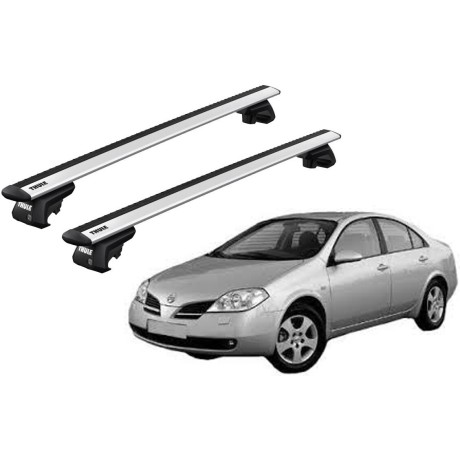 Barras THULE EVO WingBar para autos NISSAN Primera W12 2002 a 2007