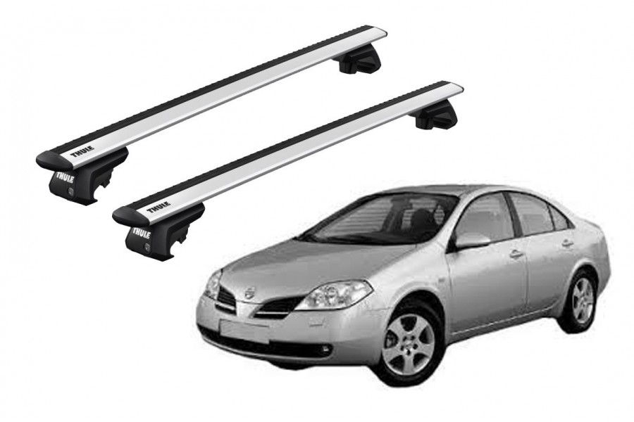 Barras THULE EVO WingBar para autos NISSAN Primera W12 2002 a 2007