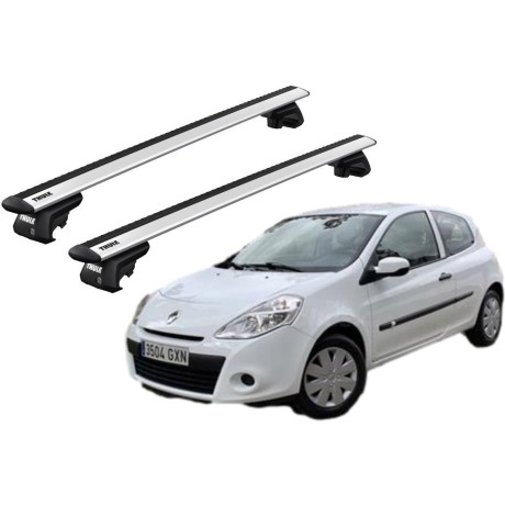 Barras THULE EVO WingBar para autos RENAULT Clio 2007 a 2012