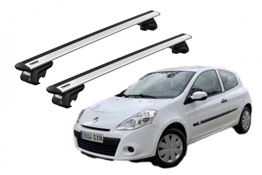 Barras THULE EVO WingBar para autos RENAULT Clio 2007 a 2012