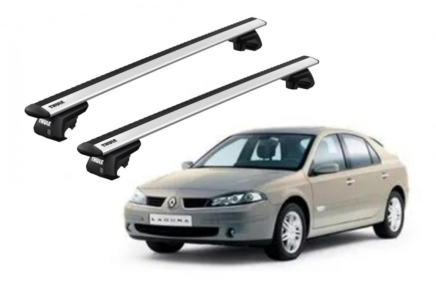 Barras THULE EVO WingBar para autos RENAULT Laguna 2001 a 2007