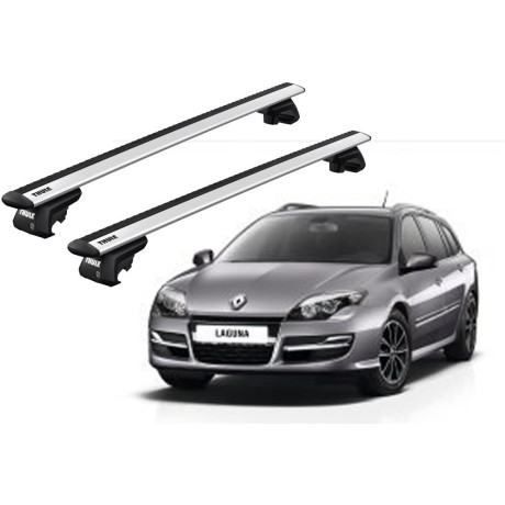 Barras THULE EVO WingBar para autos RENAULT Laguna 2008 a 2015