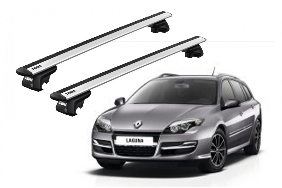 Barras THULE EVO WingBar para autos RENAULT Laguna 2008 a 2015