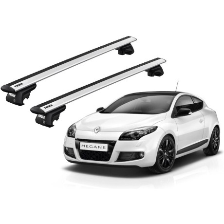 Barras THULE EVO WingBar para autos RENAULT Megane 2009 a 2016