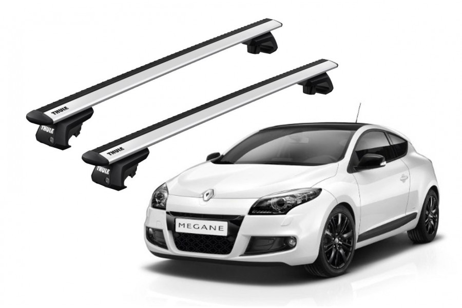 Barras THULE EVO WingBar para autos RENAULT Megane 2009 a 2016