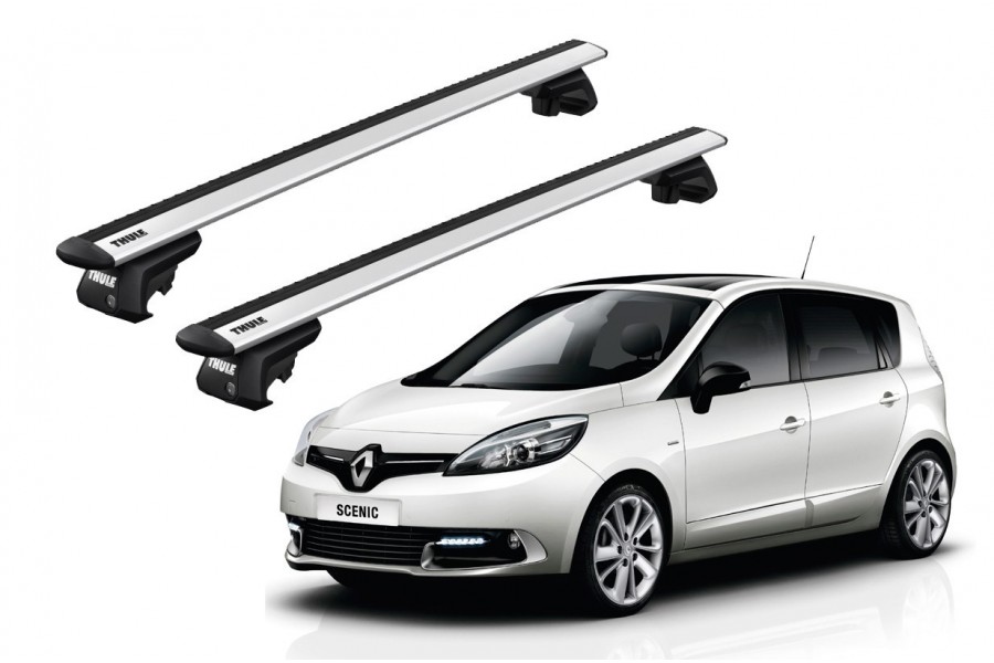 Barras THULE EVO WingBar para autos RENAULT Scenic 2009 a 2016