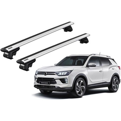Barras THULE EVO WingBar para autos SSANGYONG Korando desde 2019 - 2021
