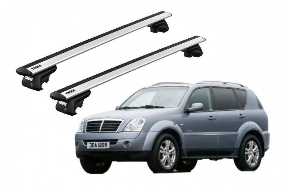 Barras THULE EVO WingBar para autos SSANGYONG Rexton 2001 a 2006