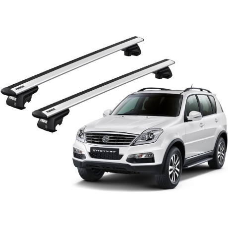Barras THULE EVO WingBar para autos SSANGYONG Rexton 2007 a 2012