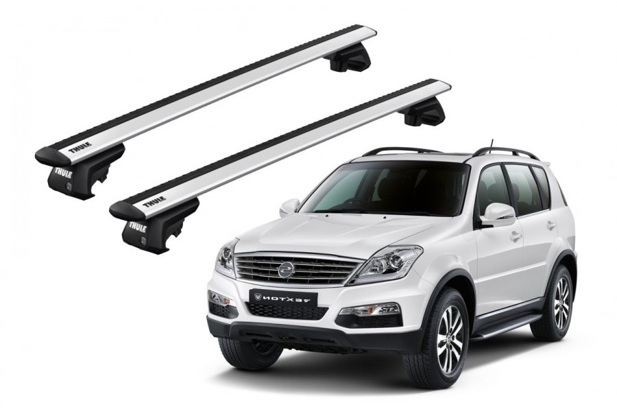 Barras THULE EVO WingBar para autos SSANGYONG Rexton 2007 a 2012