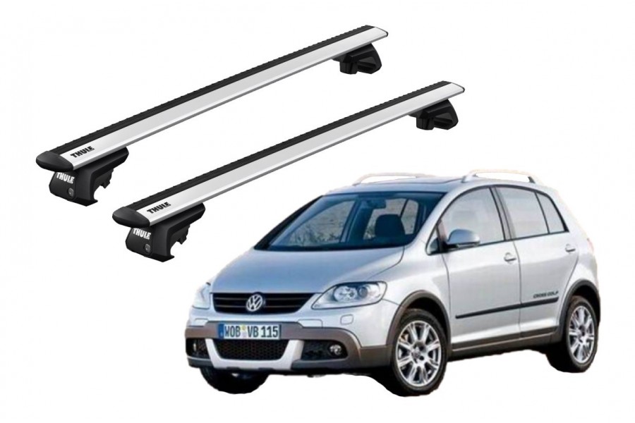 Barras THULE EVO WingBar para autos VOLKSWAGEN Cross Golf 2006 a 2014