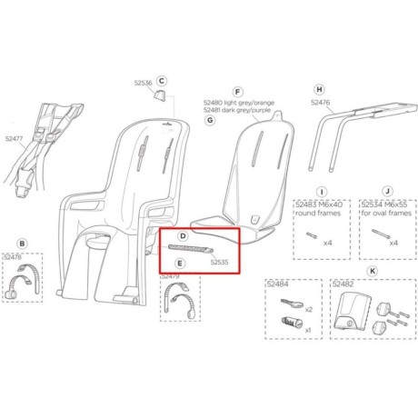 Pasador RIDEALONG | Repuesto
