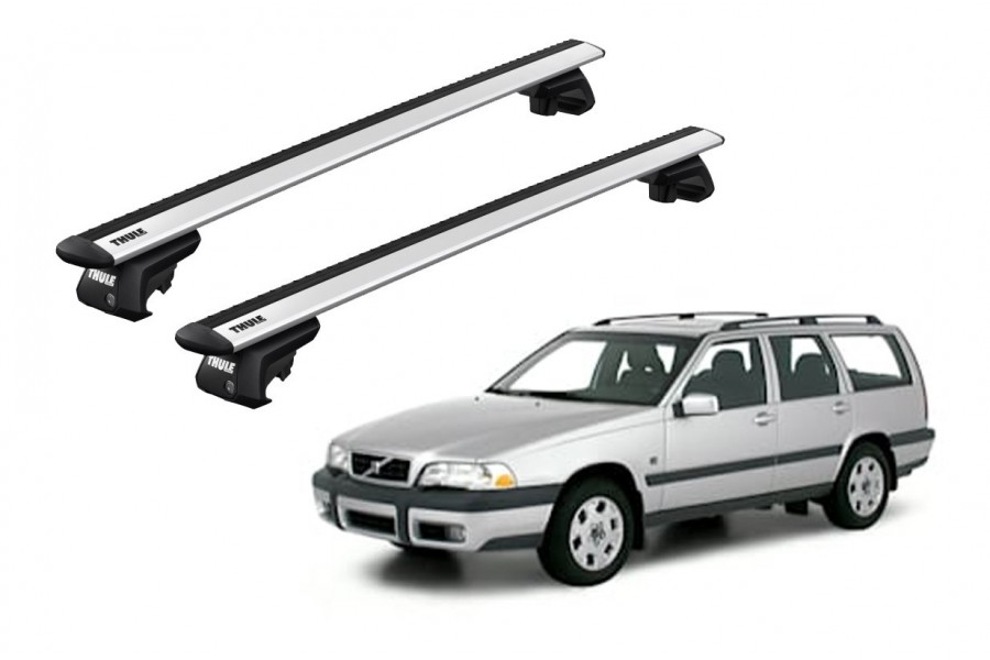 Barras THULE EVO WingBar para autos VOLVO V70 2000 a 2003