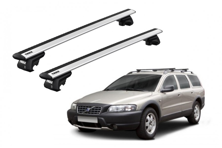 Barras THULE EVO WingBar para autos VOLVO XC70 2000 a 2002