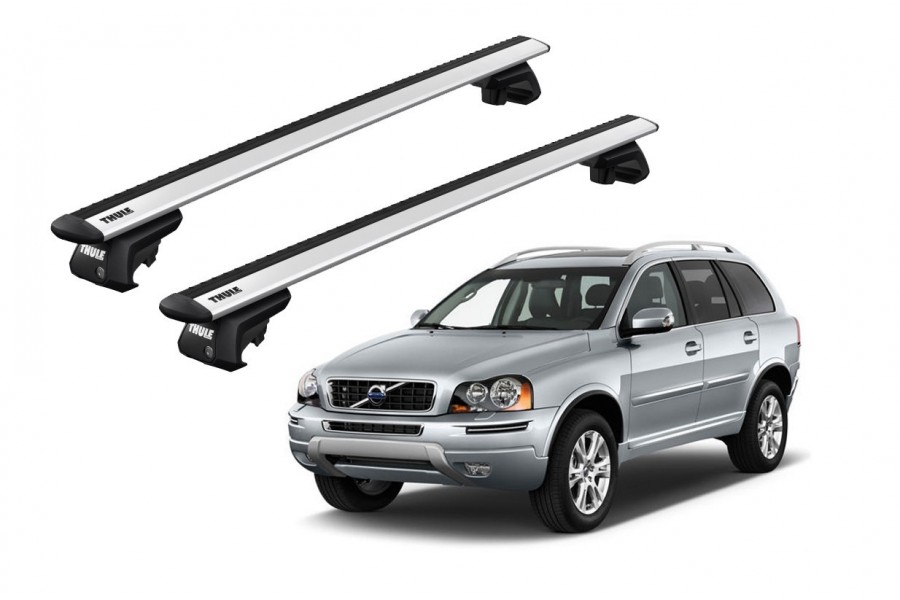 Barras THULE EVO WingBar para autos VOLVO XC90 2002 a 2014