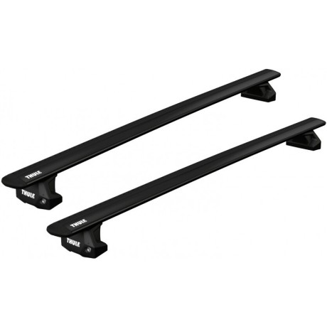 Barras THULE EVO WingBar para Van VOLKSWAGEN Shuttle 2003 a 2009 negro