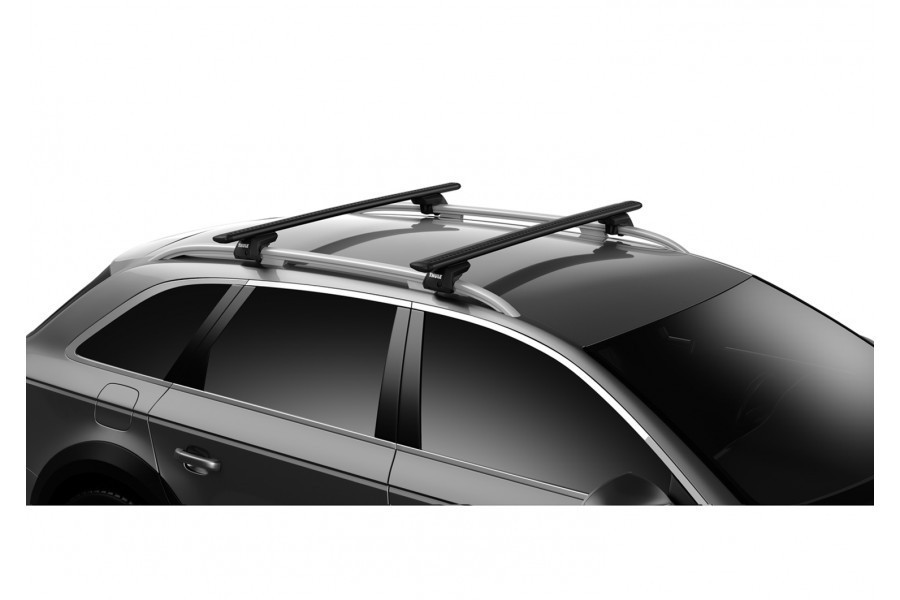 Barras THULE EVO WingBar para autos KIA Grand Carnival 2006 a 2014 negro