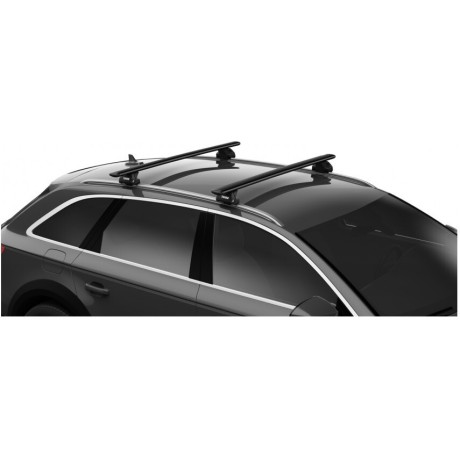 Barras THULE EVO WingBar para autos LAND ROVER Discovery desde 2017 negro