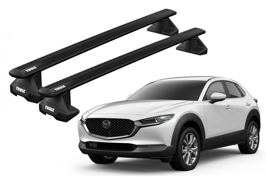 Barras THULE EVO WingBar para autos MAZDA CX-30 desde 2020 negro