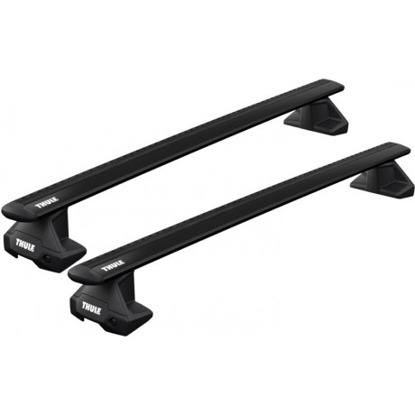 Barras THULE EVO WingBar para camioneta MITSUBISHI L200 (KB4T) 2005 a 2015 negro