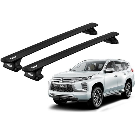 Barras THULE EVO WingBar para autos MITSUBISHI Montero Sport desde 2016 negro