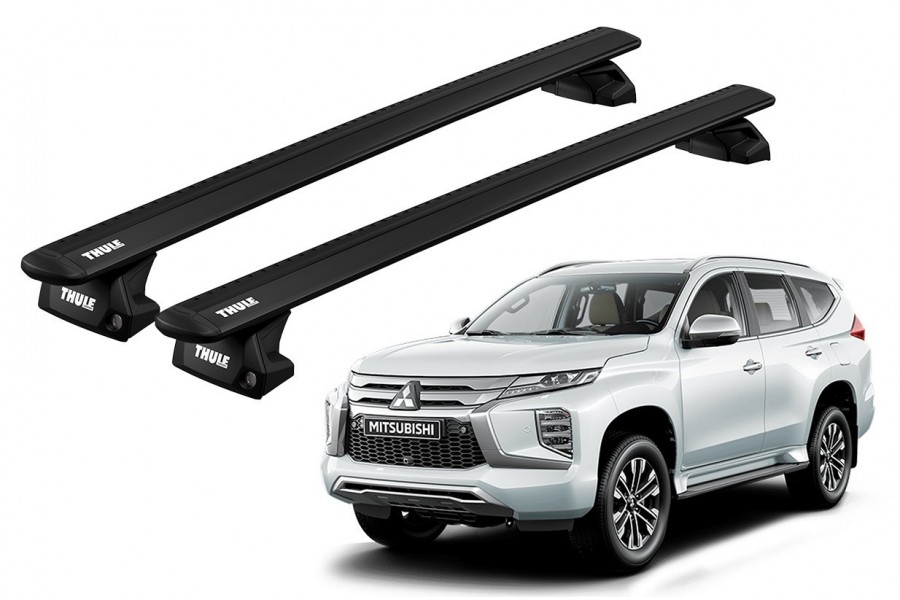 Barras THULE EVO WingBar para autos MITSUBISHI Montero Sport desde 2016 negro