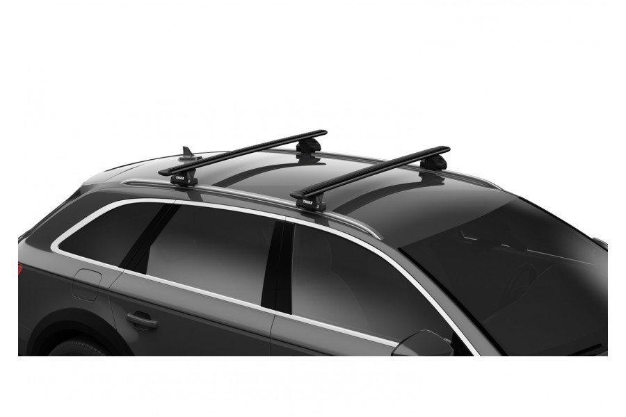 Barras THULE EVO WingBar para autos AUDI A4 Avant 2008 a 2015 negro