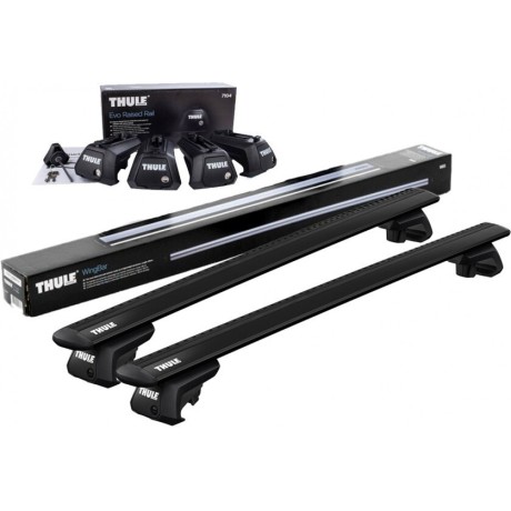 Barras THULE EVO WingBar para autos SUZUKI Vitara 1998 a 2005 negro