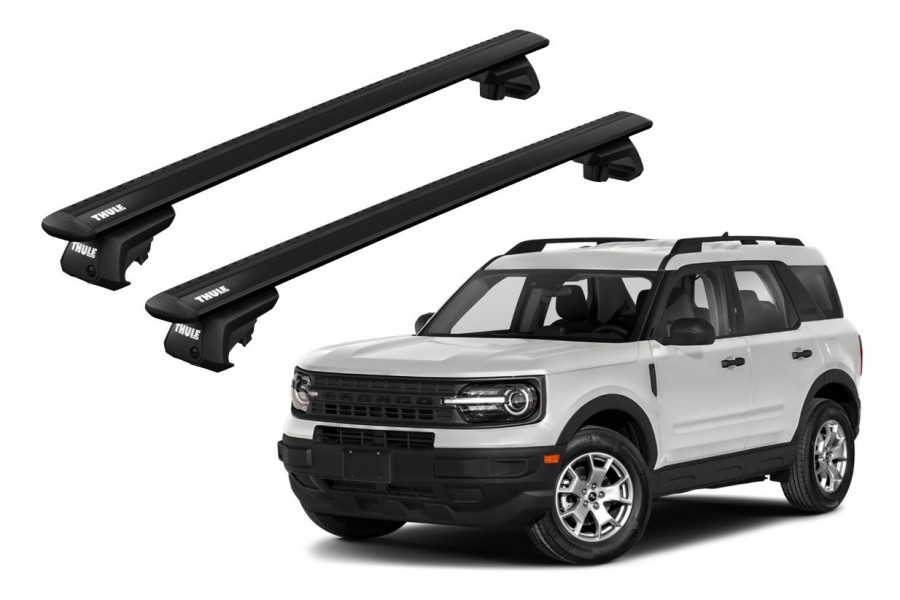 Barras THULE EVO WingBar para autos FORD Bronco Sport desde 2021 negro