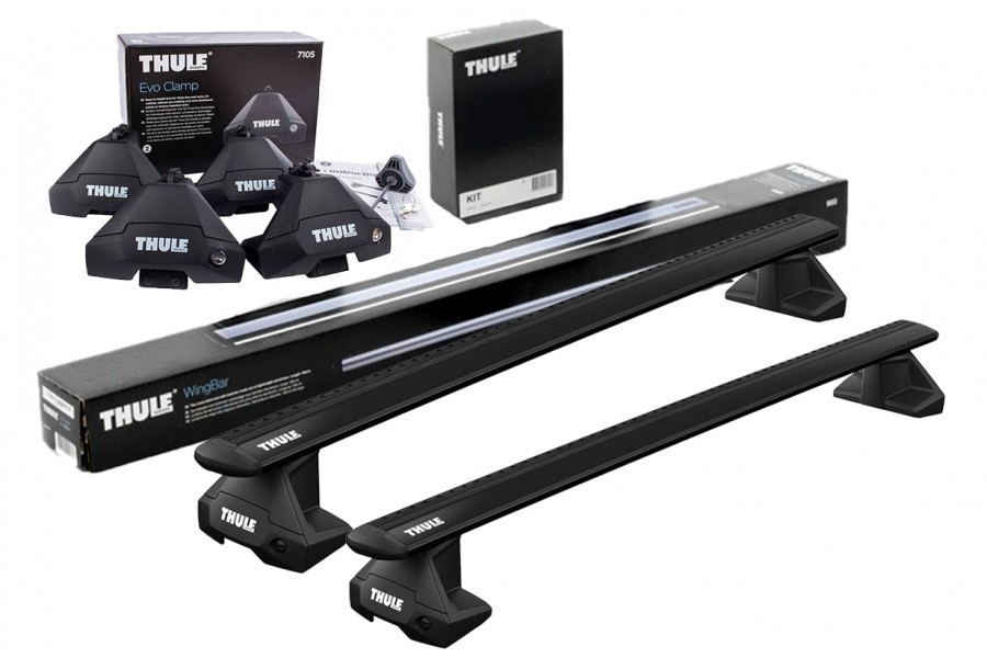 Barras THULE EVO WingBar para camioneta FORD F-150 desde 2015 a 2020 negro
