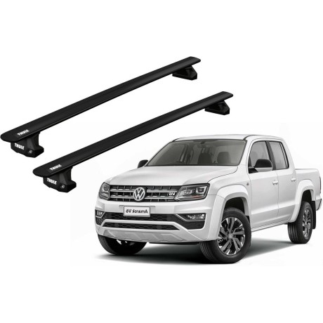 Barras THULE EVO WingBar para camioneta VOLKSWAGEN Amarok  desde 2010 negro