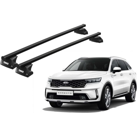 Barras THULE EVO SquareBar para autos KIA Sorento 2015 a 2020