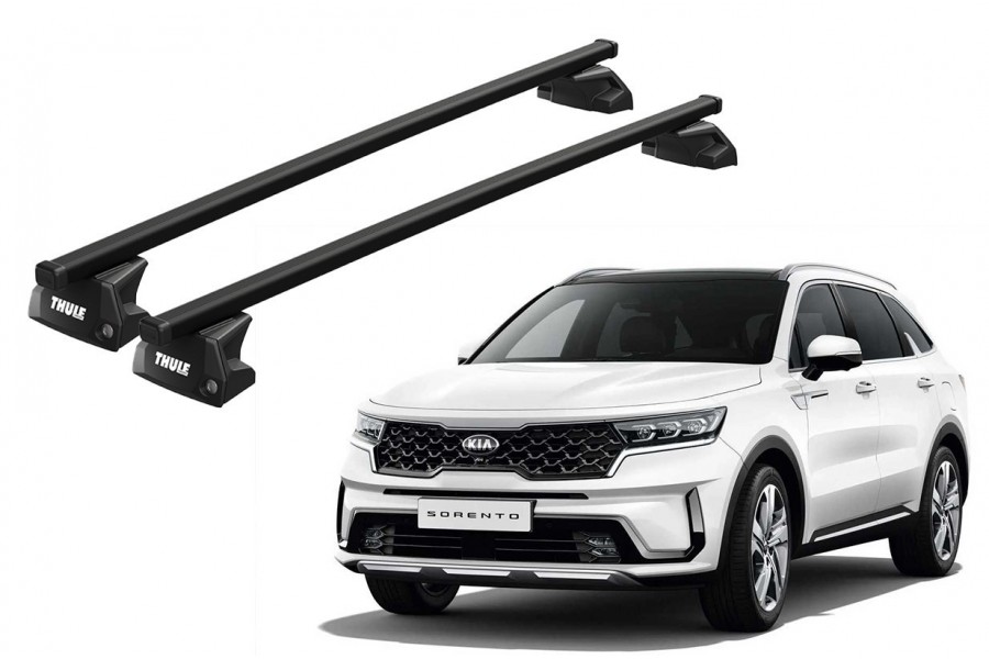 Barras THULE EVO SquareBar para autos KIA Sorento 2015 a 2020