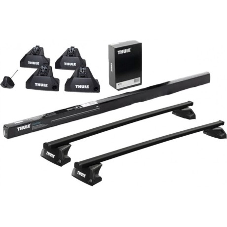 Barras THULE EVO SquareBar para autos MERCEDES BENZ EQC desde 2020-2024