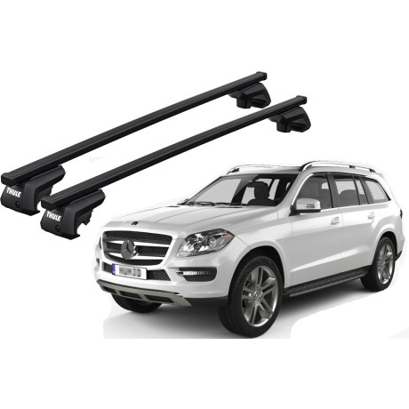 Barras THULE EVO SquareBar para autos MERCEDES BENZ GL (X164) 2006 a 2012